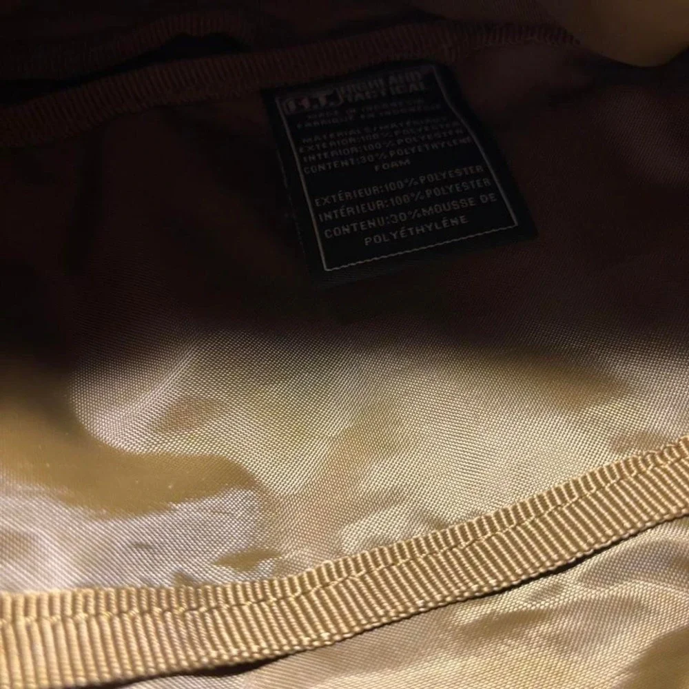 Highland Tactical Fanny Pack Tan‎ Waist Bag Pouch MOLLE Tactical Gear